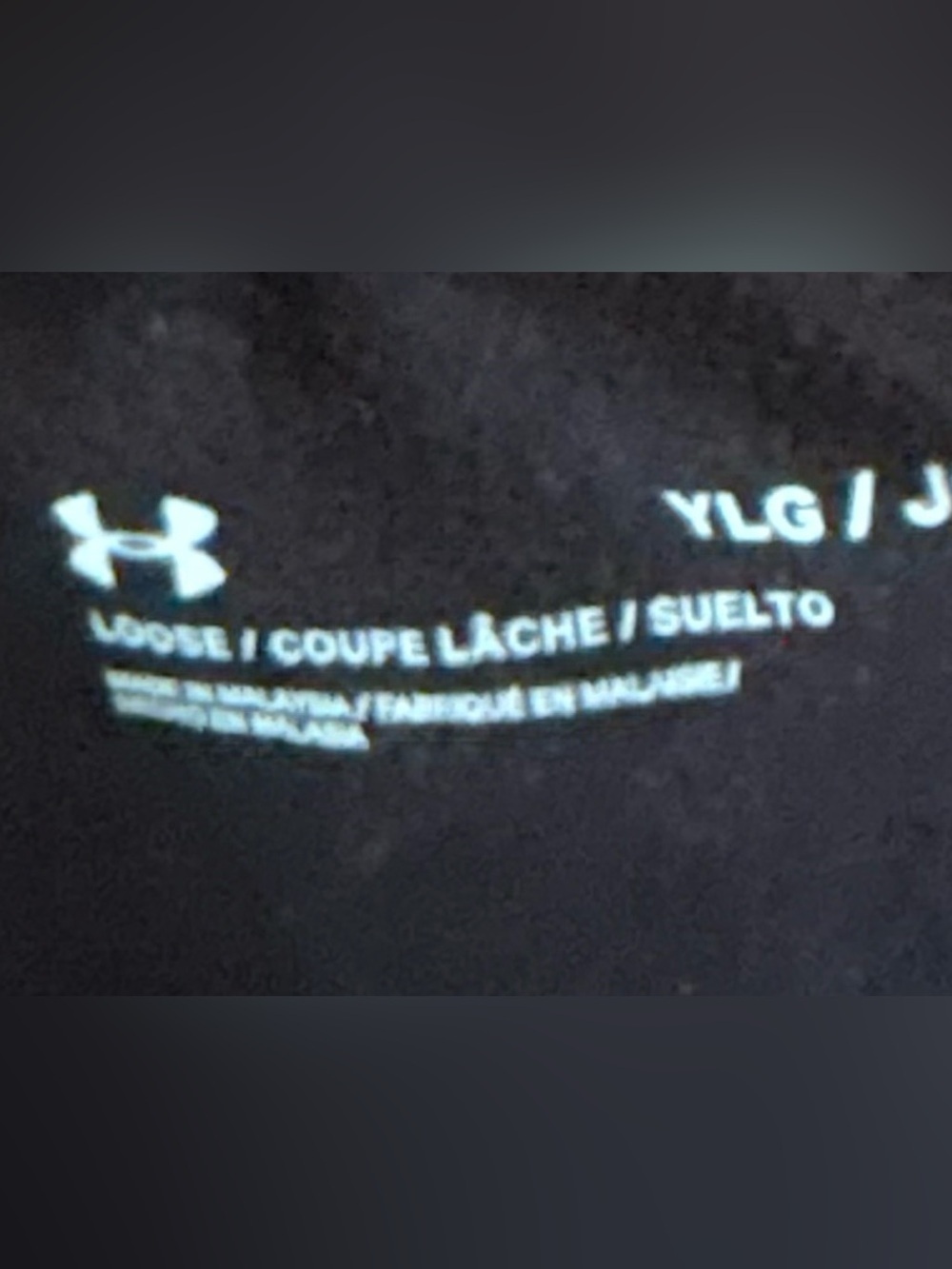 Under Armour Black Kids Track Sweat Pants Youth Large EUC - Picture 6 of 8